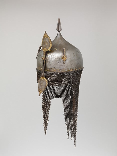 Helmet 17th–18th cent, Poster Print Wall Art