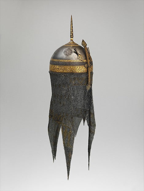 :Helmet with Talismanic Inscriptions 18th century-16x12"(A3) Poster