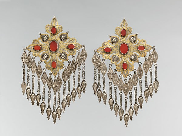 :Floral Pectoral Ornament late 19th–early 20th century-16x12"(A3) Poster