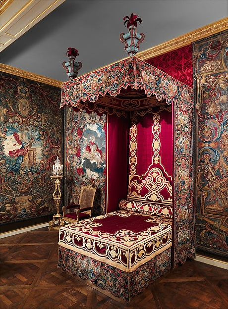 :Canopy for a bed early 18th century-16x12"(A3) Poster