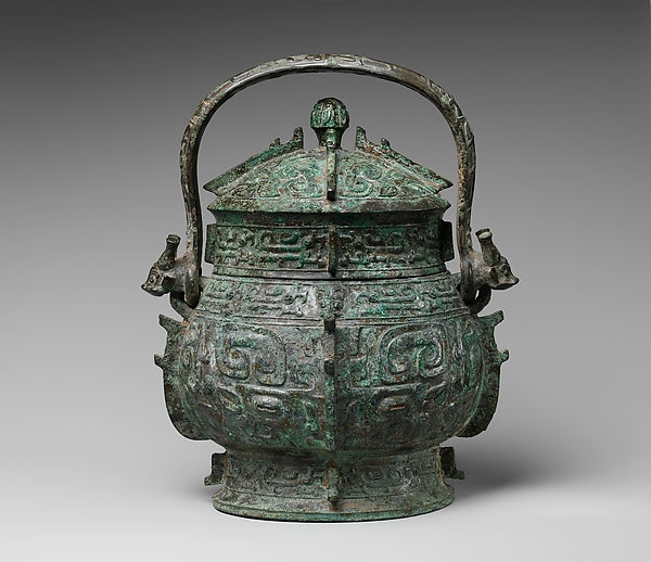 Covered Ritual Wine Bucket 11th–10th cent B.C., Poster Print Wall Art