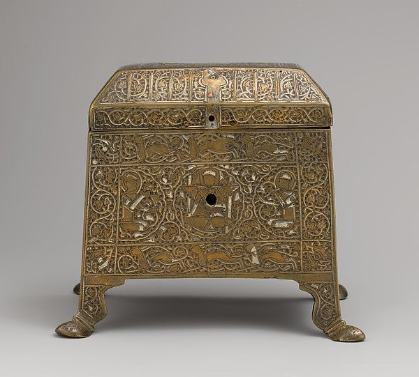:Casket with Figural Imagery mid-13th century-16x12"(A3) Poster