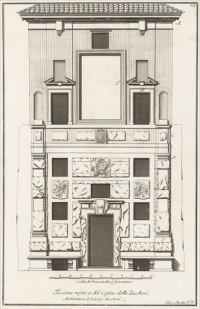 Scelta di architetture antiche e moderne della citta di Firenz,16x12"(A3) Poster