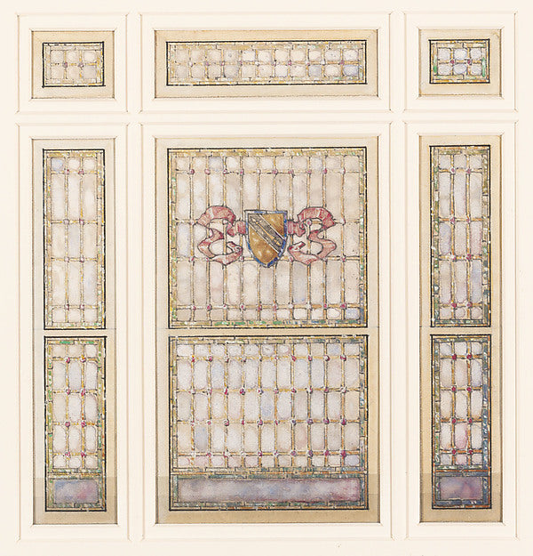 Design for a window 1902–3 Tiffany Studios-Louis Comfort Tiffa, Poster Print Wall Art