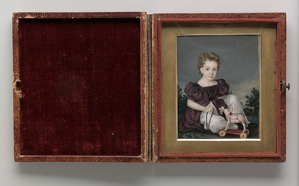 Portrait of a Boy c1840-Miss Leland, Poster Print Wall Art