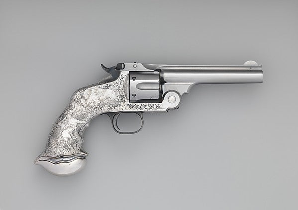 Smith and Wesson .44 New Model No. 3 Single-Action Revolver s, Poster Print Wall Art
