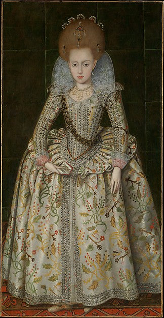 Robert Peake the Elder:Princess Elizabeth Later Queen of Bo-16x12"(A3) Poster
