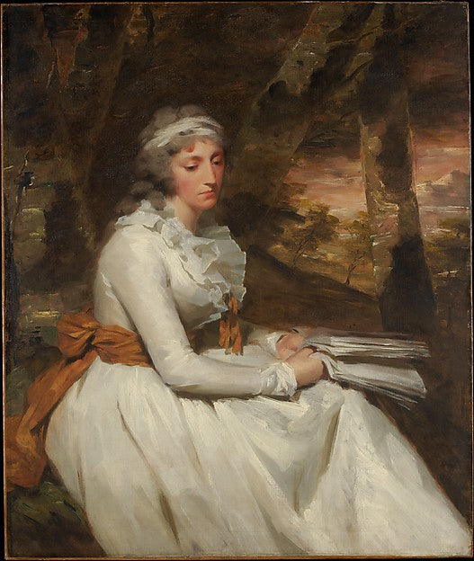 Sir Henry Raeburn:Mrs. Richard Alexander Oswald c1794-16x12"(A3) Poster