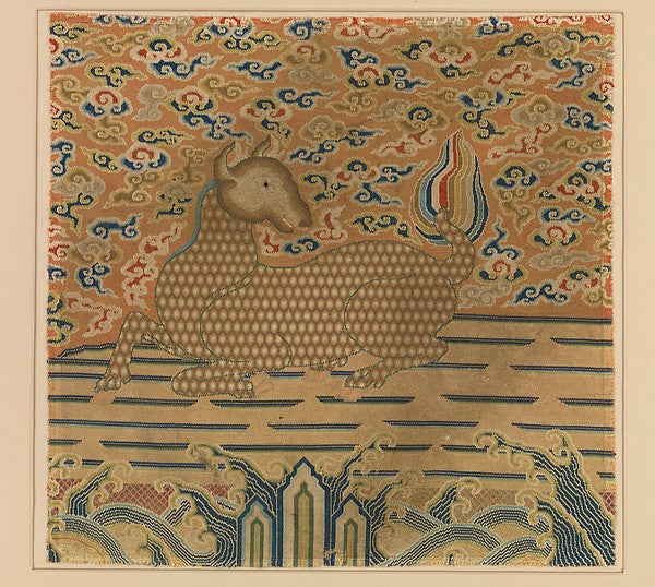 Rank Badge with Qilin 16th–early 17th cent,16x12"(A3) Poster
