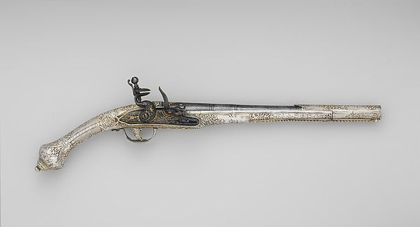 Flintlock Pistol 18th cent, Poster Print