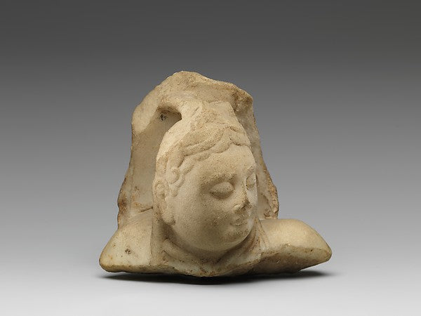 Head of a Bodhisattva 10th cent, Poster Print Wall Art