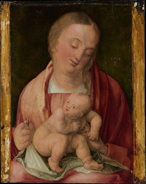Albrecht Dürer:Virgin and Child 1516-16x12"(A3) Poster