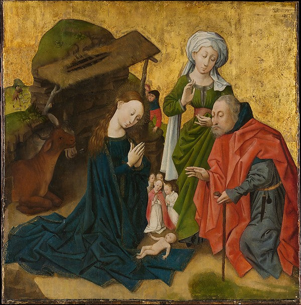 South Netherlandish Painter:The Nativity -16x12"(A3) Poster