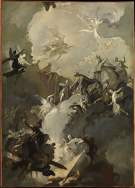 Franz Anton Maulbertsch:The Glorification of the Royal Hunga-16x12"(A3) Poster