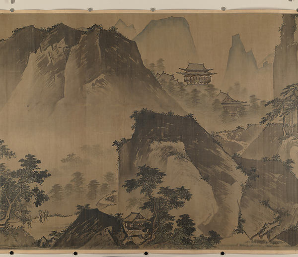 Ming China,River Landscape After Xia Gui 15th cent-U, Poster Print Wall Art