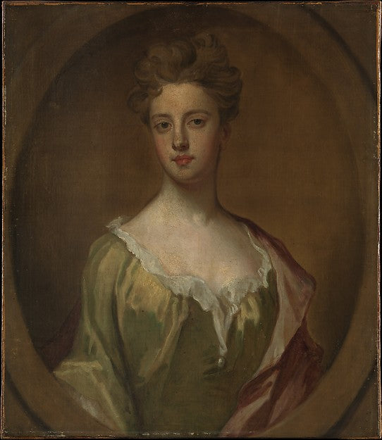 Sir Godfrey Kneller:Lady Mary Berkeley Wife of Thomas Chambe-16x12"(A3) Poster