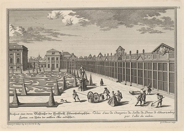 Viererleÿ Vorstellungen angenehm-und zierlicher Grundrisse fol, Poster Print