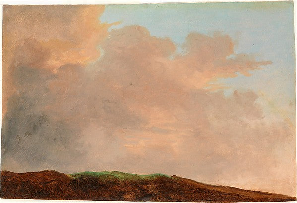 Pierre Henri de Valenciennes or Circle:Sky at Dusk -16x12"(A3) Poster