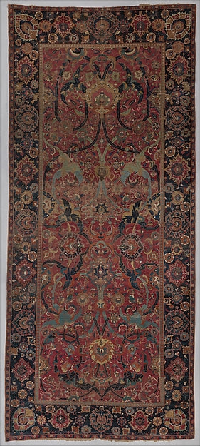 :Floral Arabesque Carpet 17th century-16x12"(A3) Poster