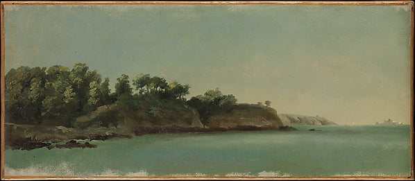 Pierre Henri de Valenciennes:The Banks of the Rance Brittany-16x12"(A3) Poster