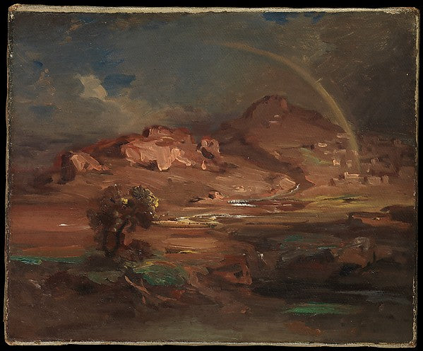 Carl Rottmann:The Cemetery at Pronoia near Nauplia c1841–47-16x12"(A3) Poster