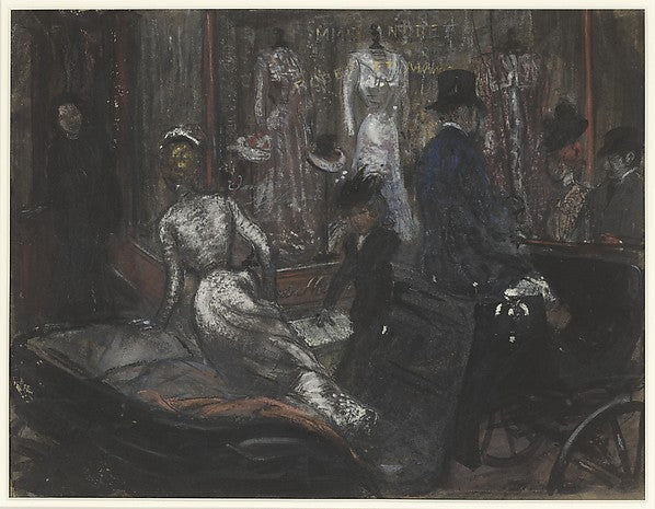 At the Milliner's c1907-William James Glackens, Poster Print - Wall Art