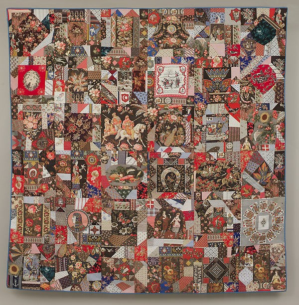 Crazy Quilt c1880–85, Poster Print