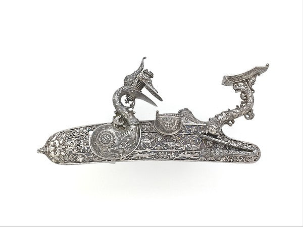 Detached Flintlock alla Fiorentina dated 1679, Poster Print Wall Art