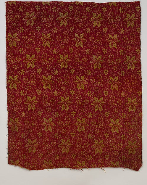 Ingrain carpet piece c1870, Poster Print