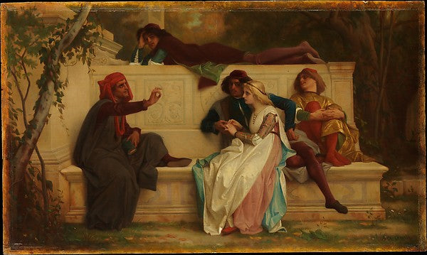 Alexandre Cabanel:Florentine Poet 1861-16x12"(A3) Poster