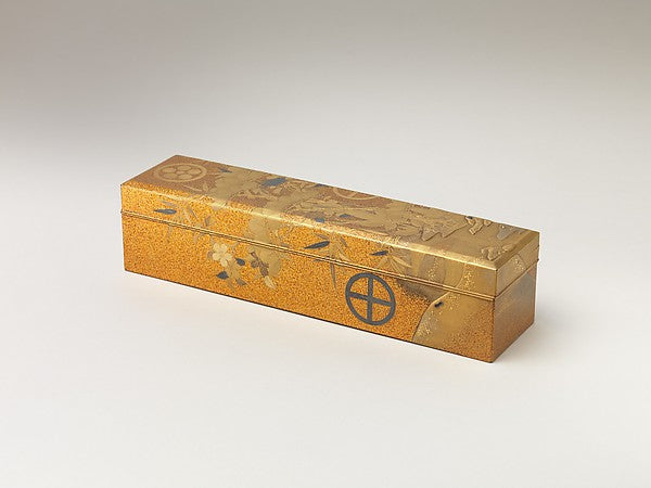 Covered Box with Design of Pine Bamboo and Cherry Blossom 19, Poster Print Wall Art