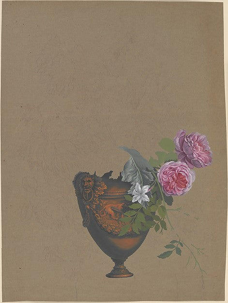 Vase of Flowers 19th cent-Anonymous,French,19th cent,After, Poster Print