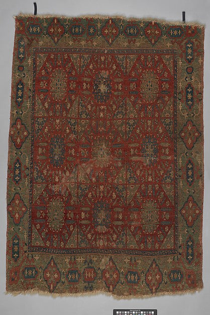 :'Chessboard' Carpet late 16th–early 17th century-16x12"(A3) Poster