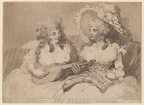 The Syrens April 10, 1787-Thomas Rowlandson , Poster Print