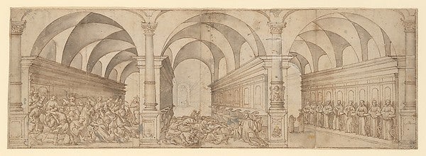 Three Scenes of the Assassination of Clerics late 16th–mid-17t,16x12"(A3)Poster