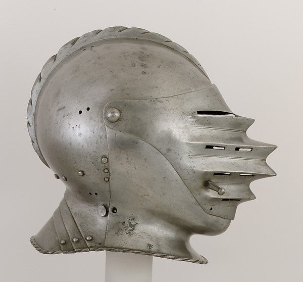 Close-Helmet for the Field c1520, Poster Print Wall Art