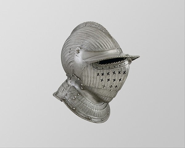 Closed Burgonet c1525–30, Poster Print Wall Art