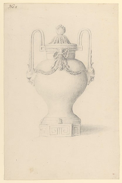 Design for an Urn c1770–90-Anonymous,French,18th cent, Poster Print Wall Art