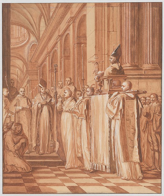 Scene Three from the Life of the Reverend Jean de la Barrière, Poster Print