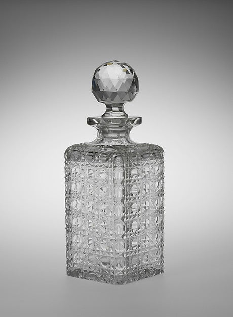 Decanter with stopper 1890–1900-Possibly Baccarat, Poster Print - Wall Art