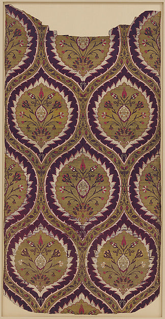 :Fragmentary Loom Width with Ogival Pattern c1570–80-16x12"(A3) Poster