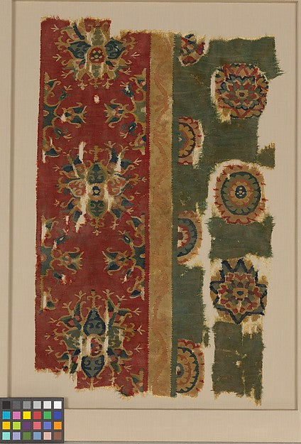 :Woven Tapestry Fragment mid-8th century-16x12"(A3) Poster