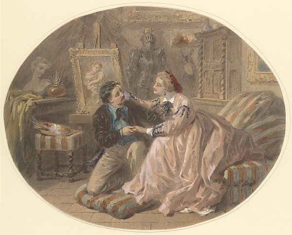 Un Mari qu'on Aime n.d.-Paul-Émile-Anthony Morlon,16x12"(A3)Poster