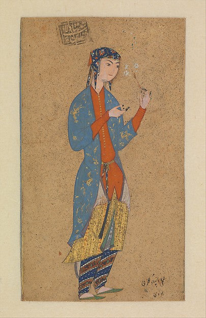 Painted by Muhammadi of Herat (active Qazvin, c1570–78:Portr-16x12"(A3) Poster