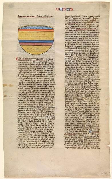 :Brazen Sea one of six illustrated leaves from the Postilla -16x12"(A3) Poster