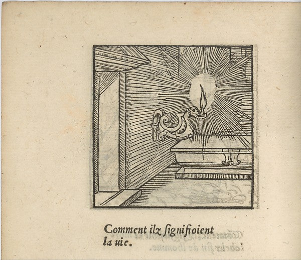 Orus Apollo de Aegypte 1543-, Poster Print Wall Art