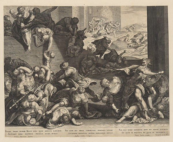 Massacre of the Innocents c1600-Aegidius Sadeler II, After Jac, Poster Print