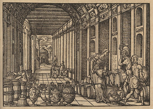Biblia ad vetustissima exemplaria nunc recens castigata 1566-J, Poster Print Wall Art