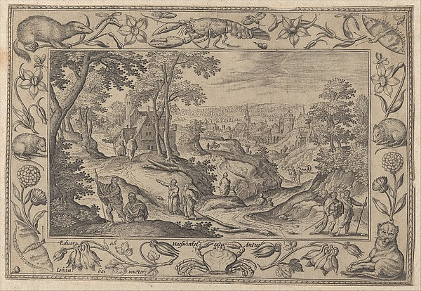 The Sending Out of the Apostles c1584-Adriaen Collaert, After , Poster Print