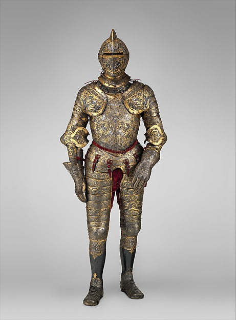 Armor of Henry II King of France c1555, Poster Print Wall Art